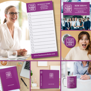 Magenta Modern Professional Business Suite - Printed by Zazzle