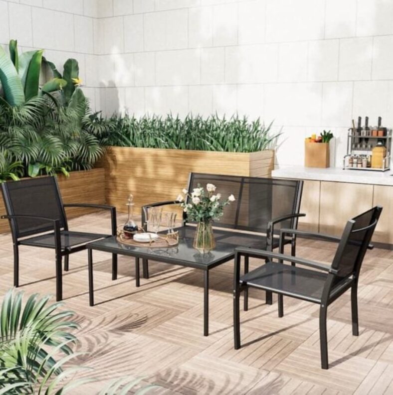 *HOT* 4-Piece Patio Conversation Set only $98.99 shipped, plus more!