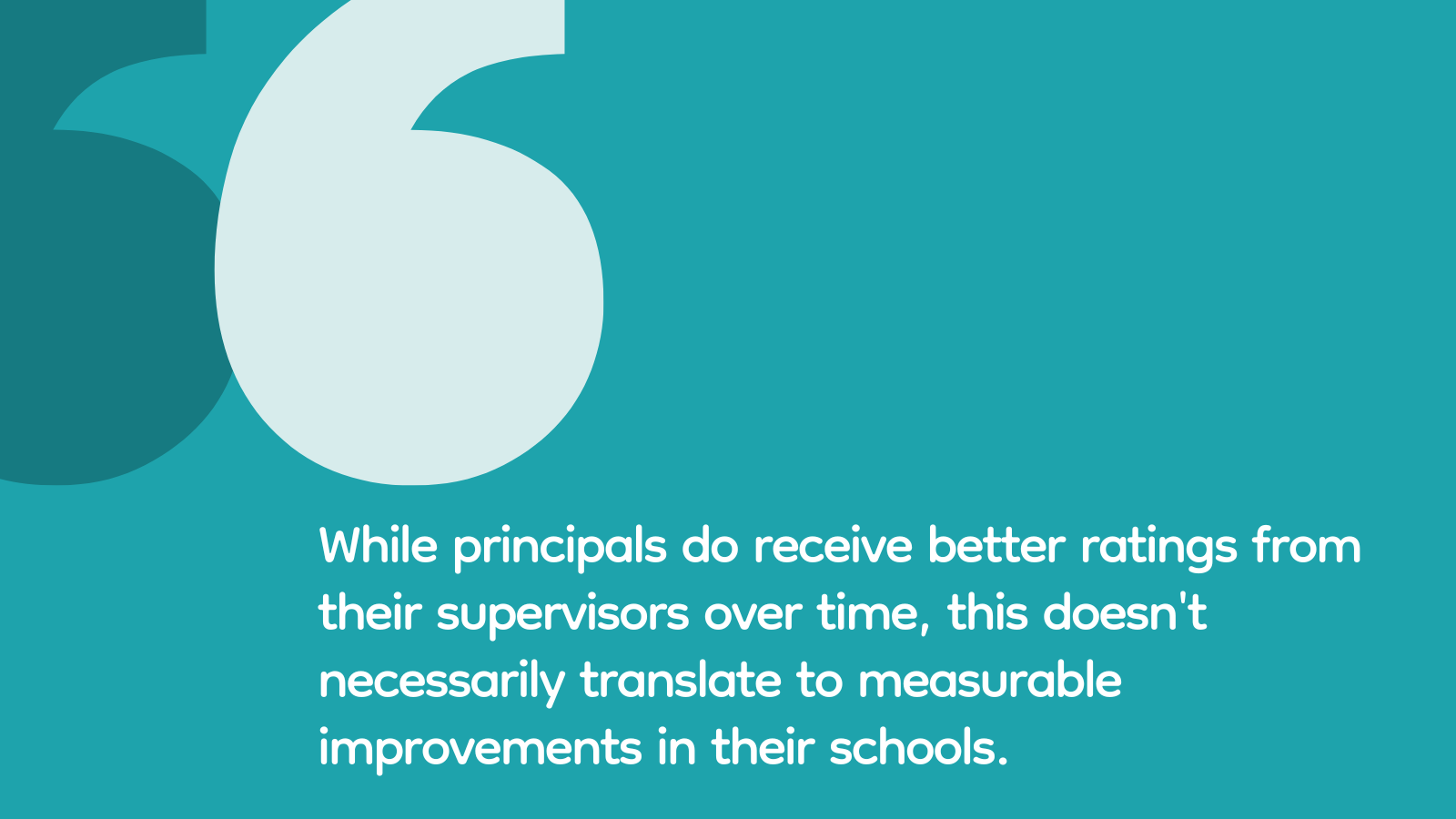 Principal Experience Does Not Boost School Performance