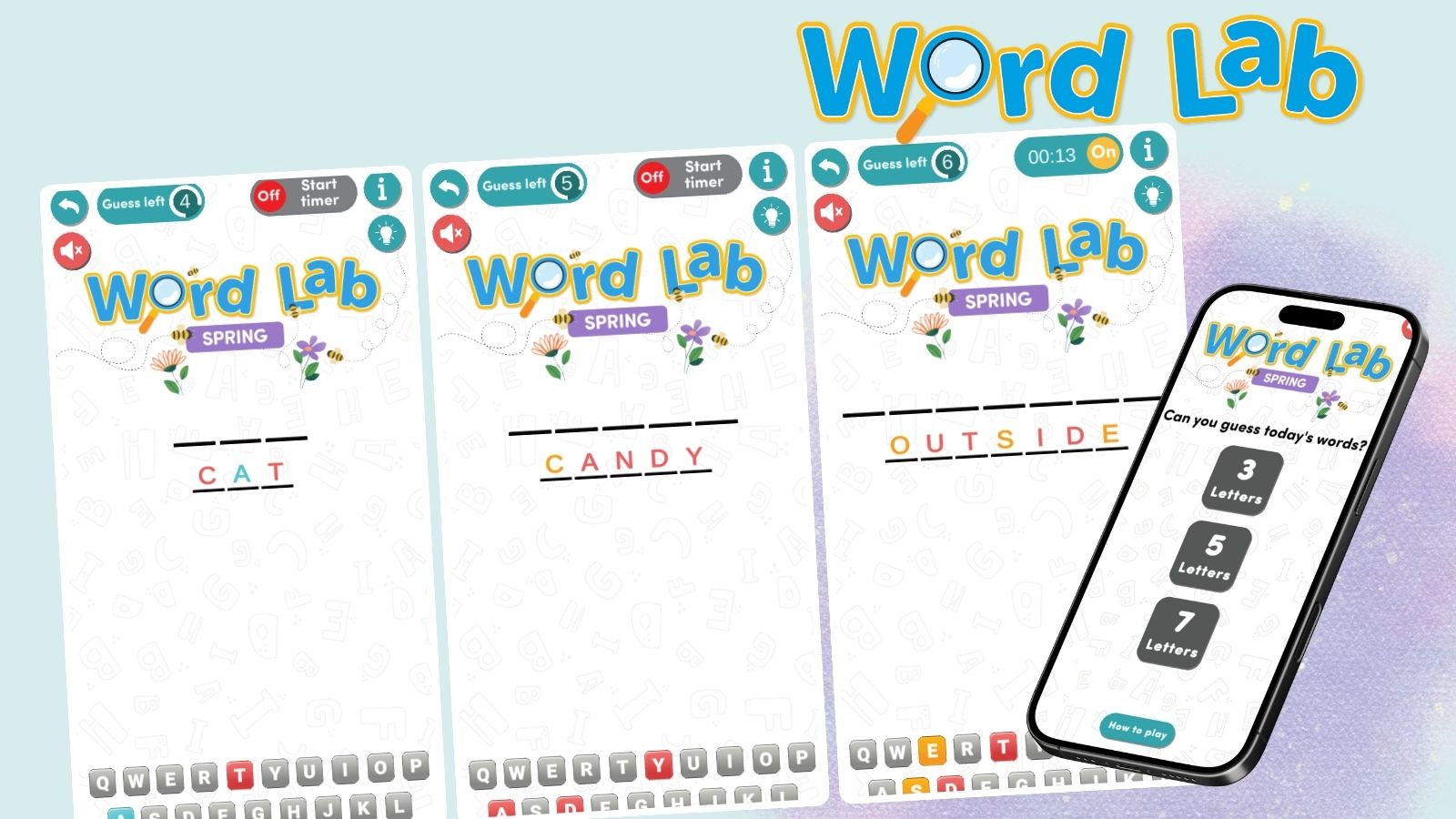 Word Lab is a new word game from We Are Teachers
